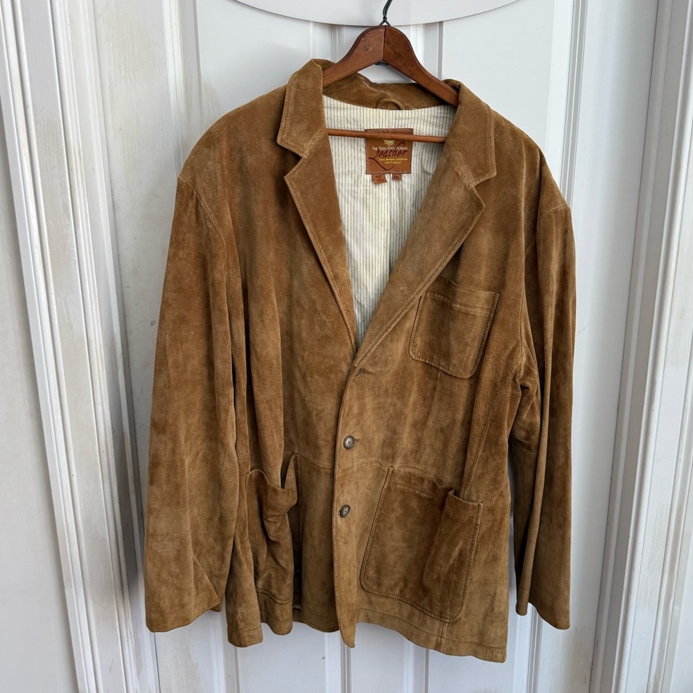 The Territory Ahead Tan Suede Men's Jacket